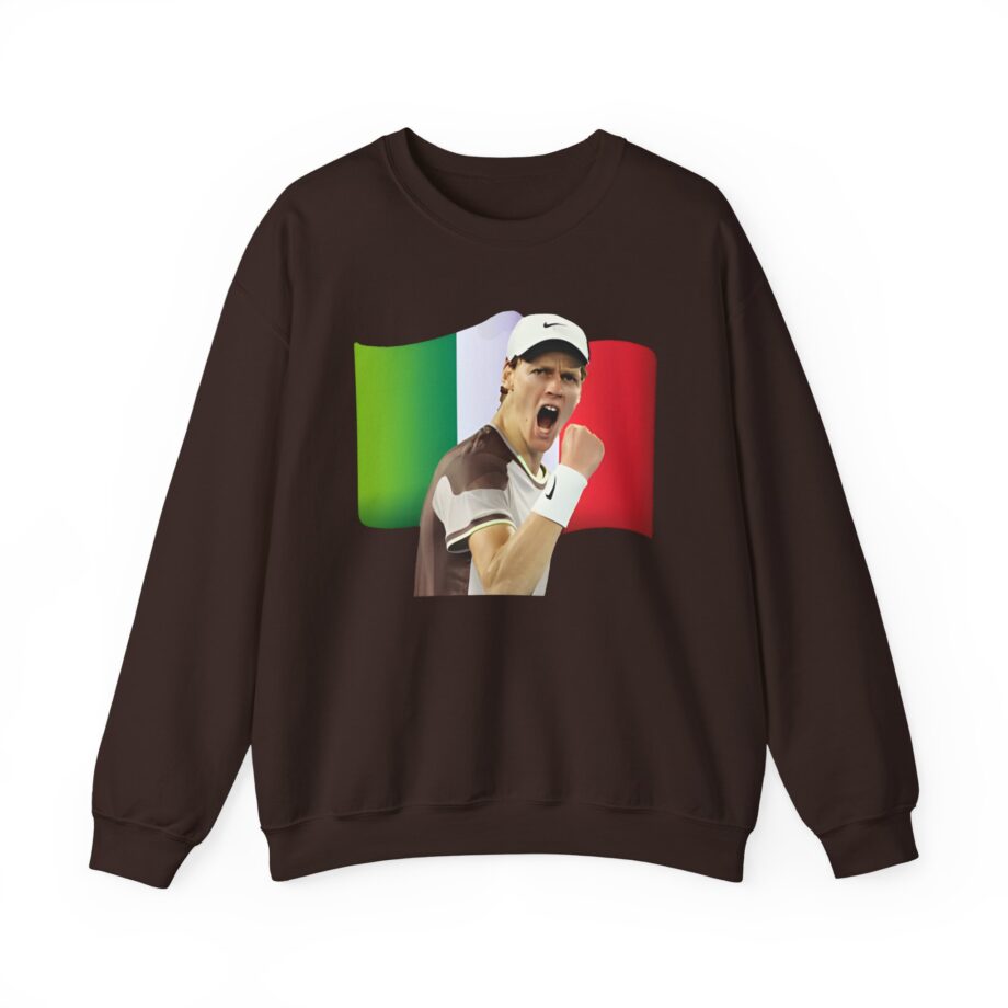 Jannik Sinner Italian Tennis Star Fan Unisex Heavy Blend Crewneck Sweatshirt
