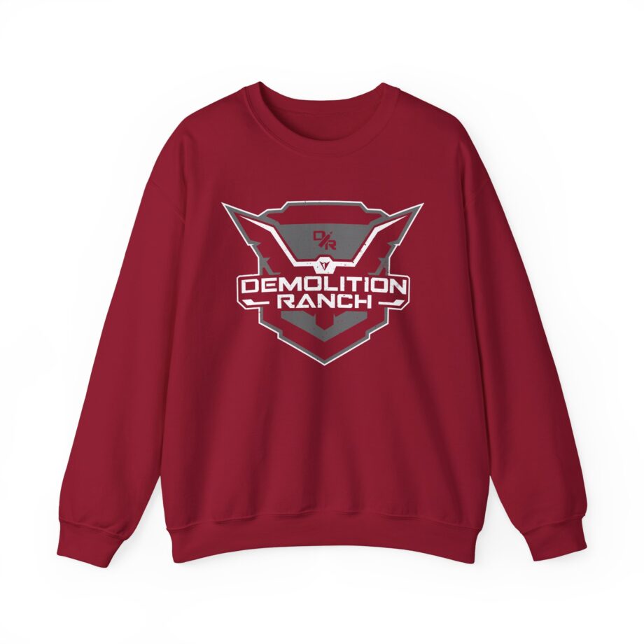Monochrome Shield Unisex Heavy Blend Crewneck Sweatshirt