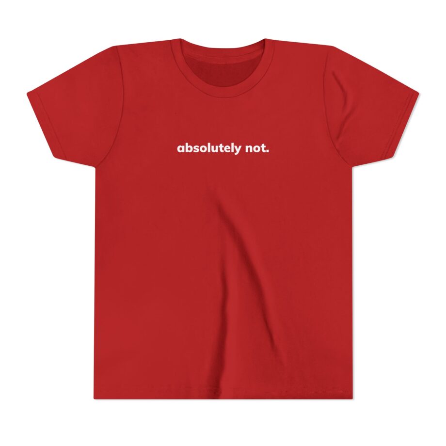 Elyse Myers Absolutely Not Youth Short Sleeve Tee