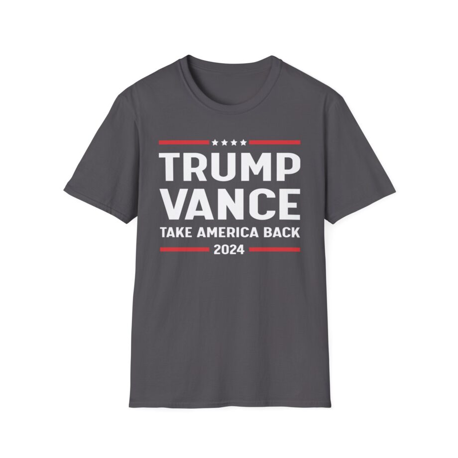 Support Trump Vance 2024 With This Take America Back Unisex Softstyle T-shirt