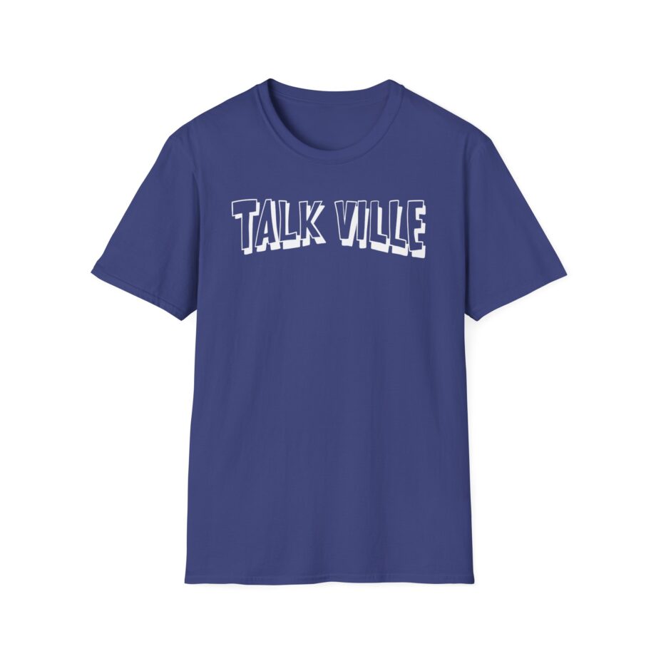 Talkville White Unisex Softstyle T-shirt
