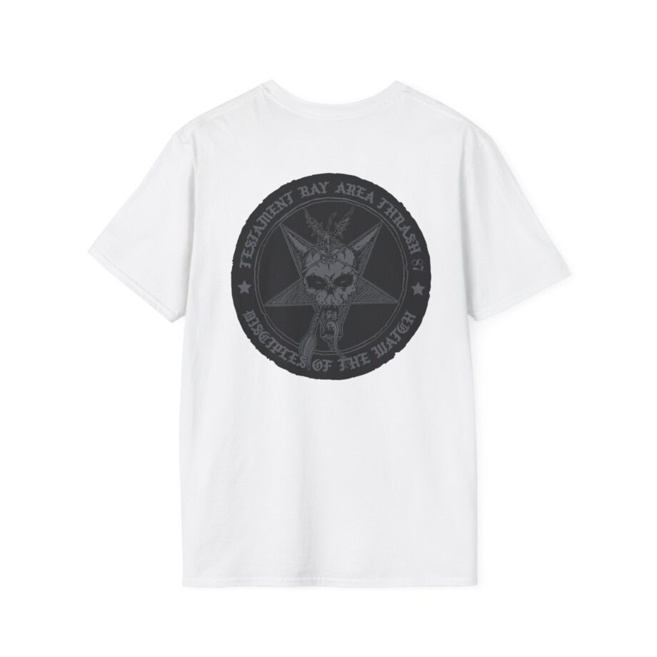 Testament Bay Area Thrash Blackout Unisex Softstyle T-Shirt