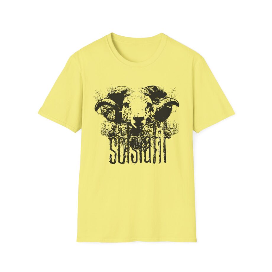 Solstafir Ram Olive Unisex Softstyle T-Shirt