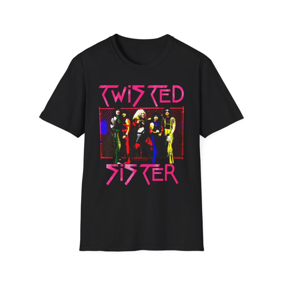 Vintage Group Photo Twisted Sister Unisex Softstyle T-shirt