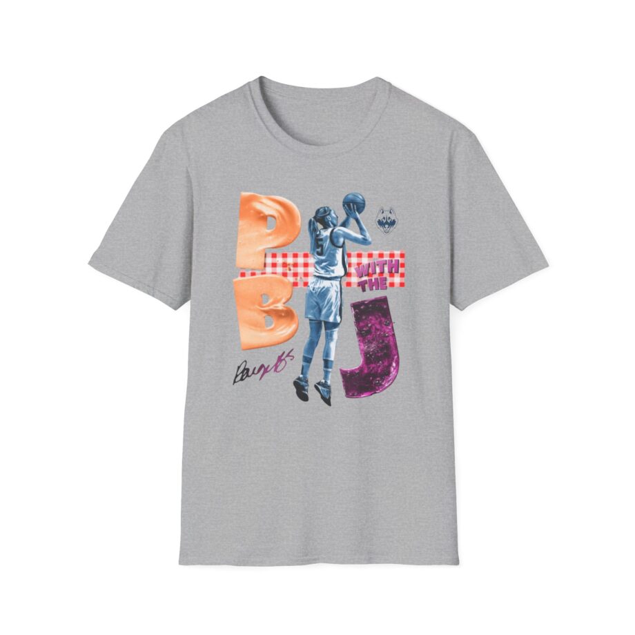 Paige Bueckers Pb With the J Unisex Softstyle T-shirt