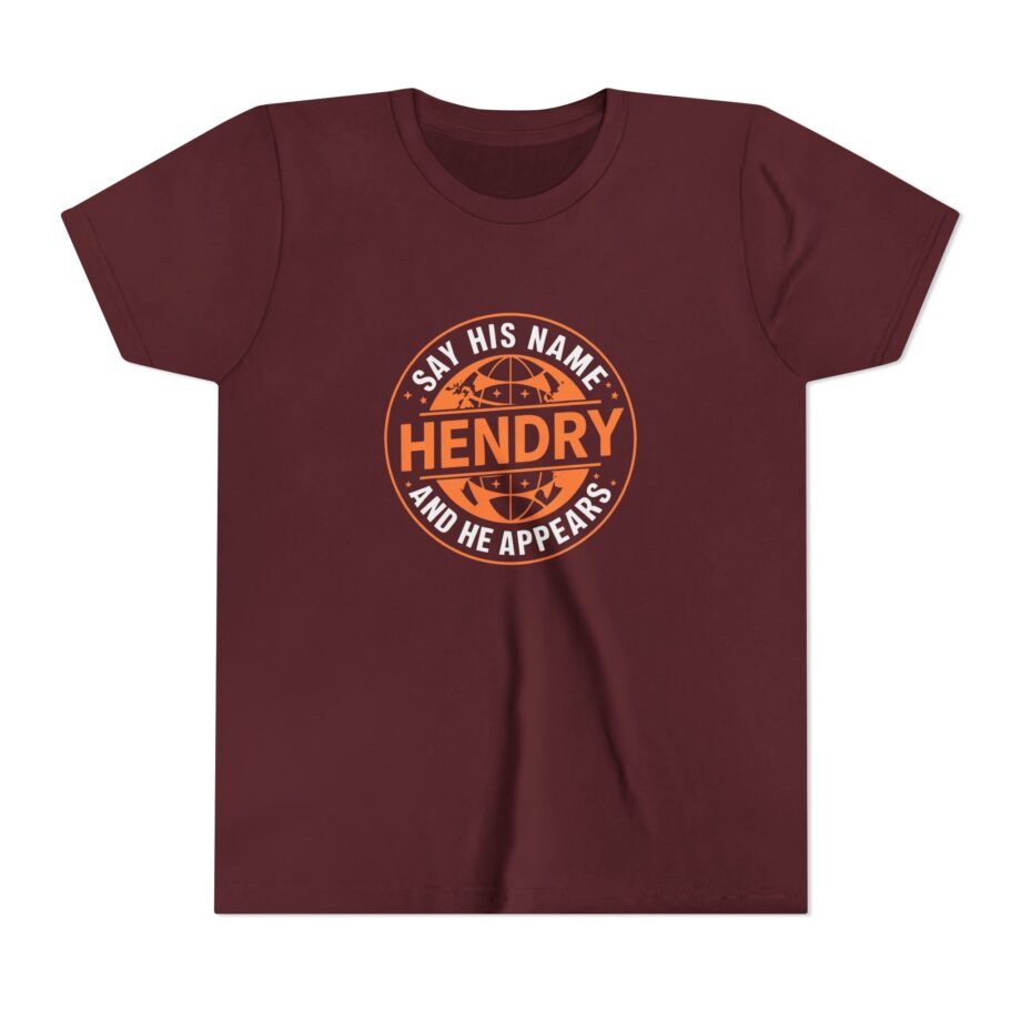 Say His Name Joe Hendry Youth Short Sleeve Tee