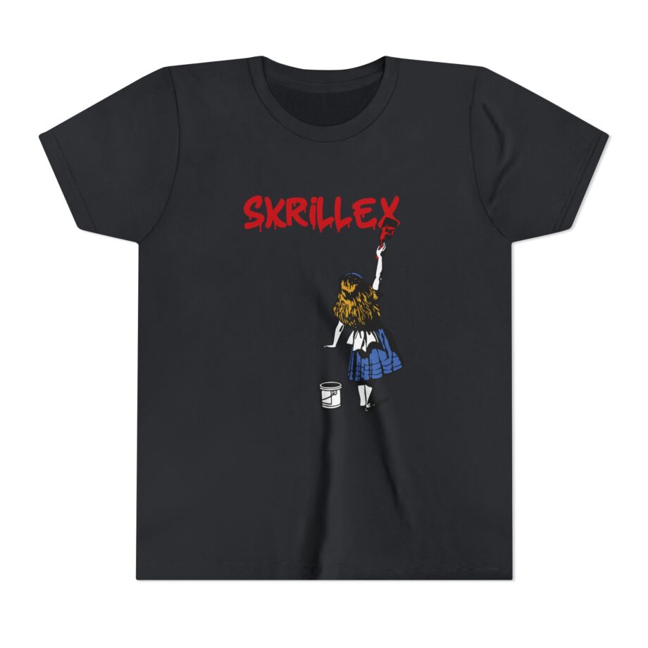 skrillex red girl Graphic Short Sleeve Tee