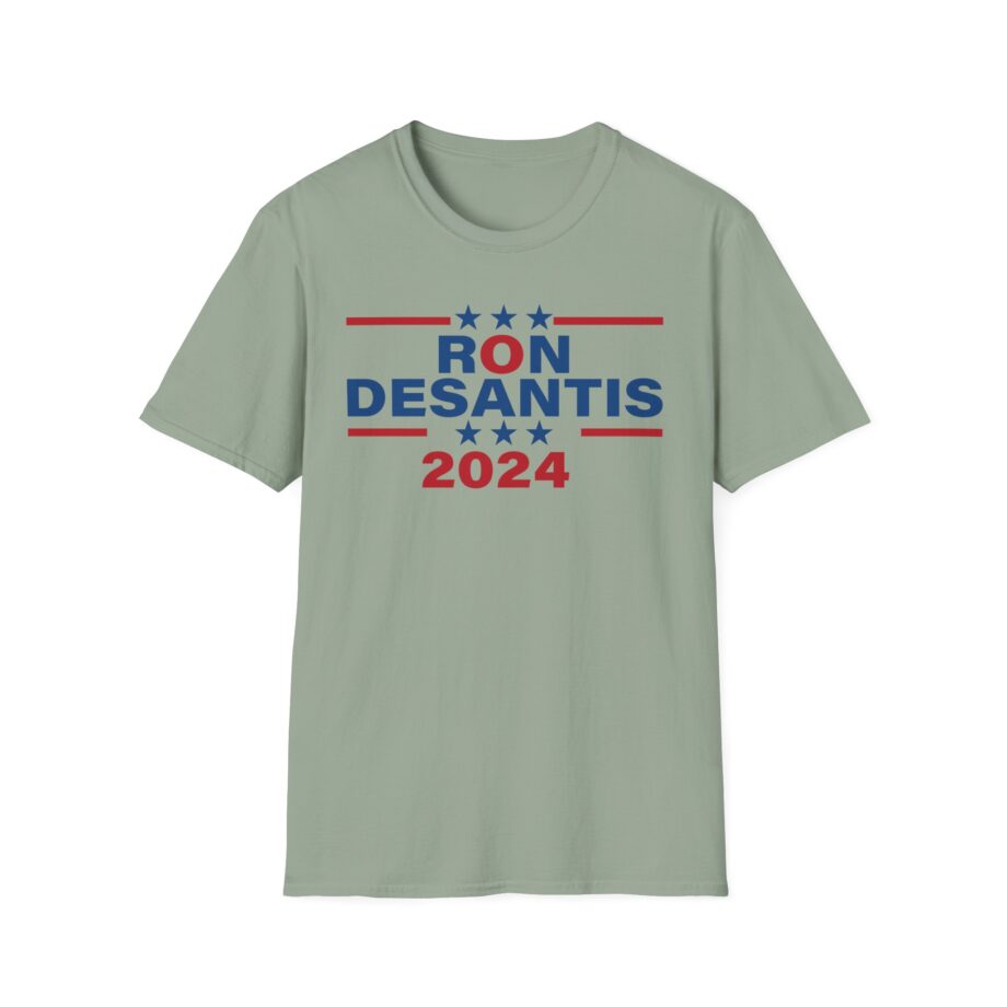 Ron Desantis Election 2024 Triple Stars Unisex Softstyle T-shirt