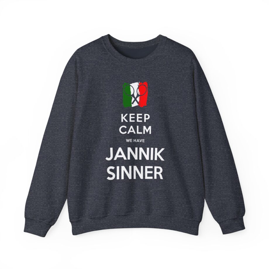 Jannik Sinner Keep Calm We Have Unisex Heavy Blend Crewneck Sweatshirt