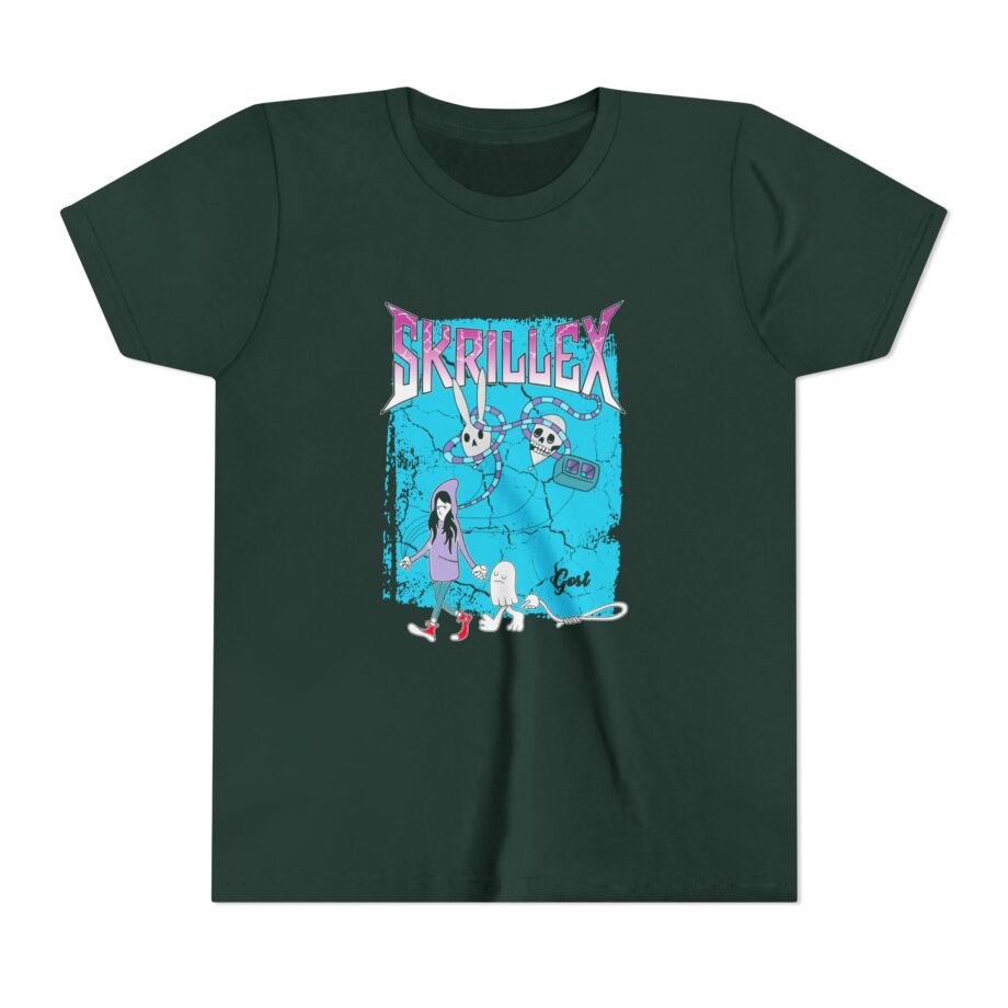 Skrillex Gost Album Cover Youth Short Sleeve Tee