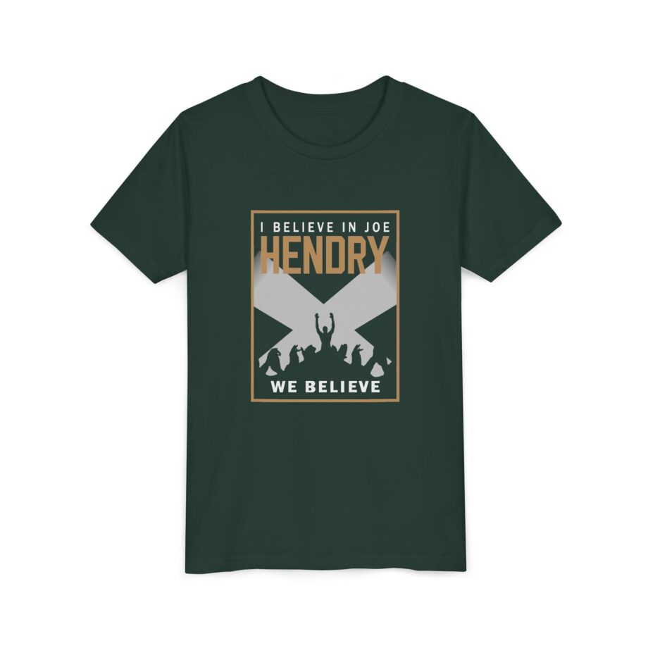 I Believe in Joe Hendry Youth Short Sleeve Tee