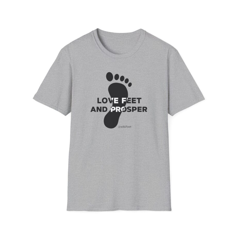 Wikifeet Love Feet and Prosper Unisex Softstyle T-Shirt