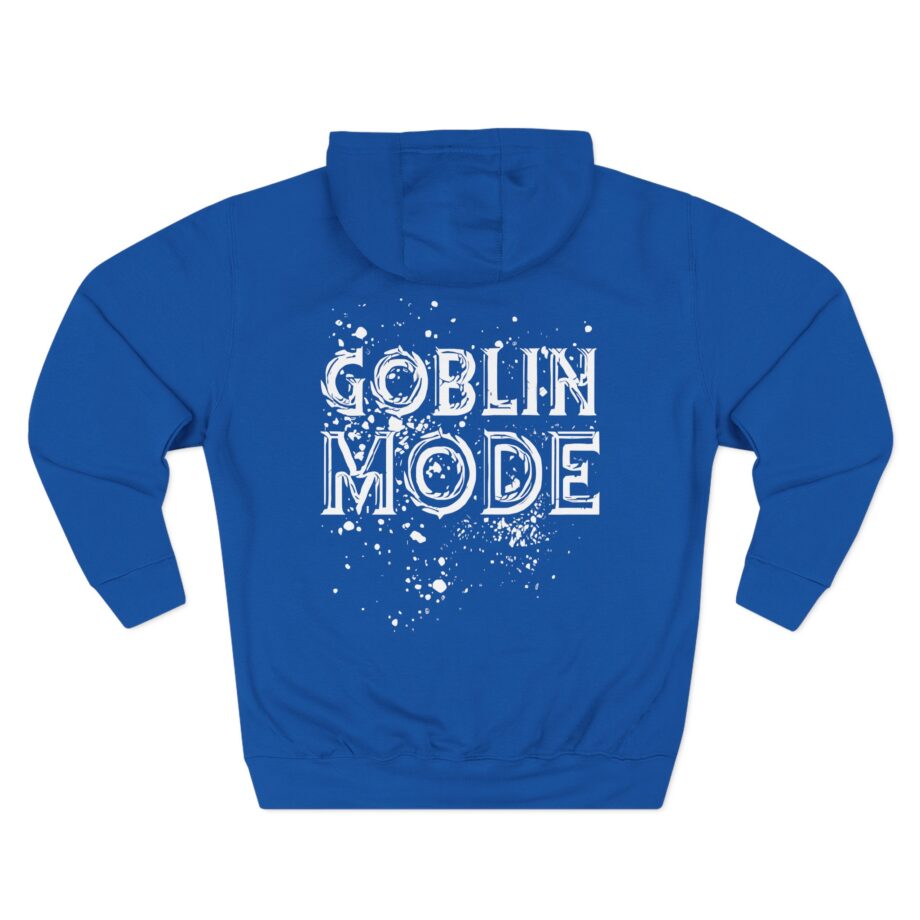 Nekrogoblikon Goblin Mode Raglan Three-Panel Fleece Hoodie
