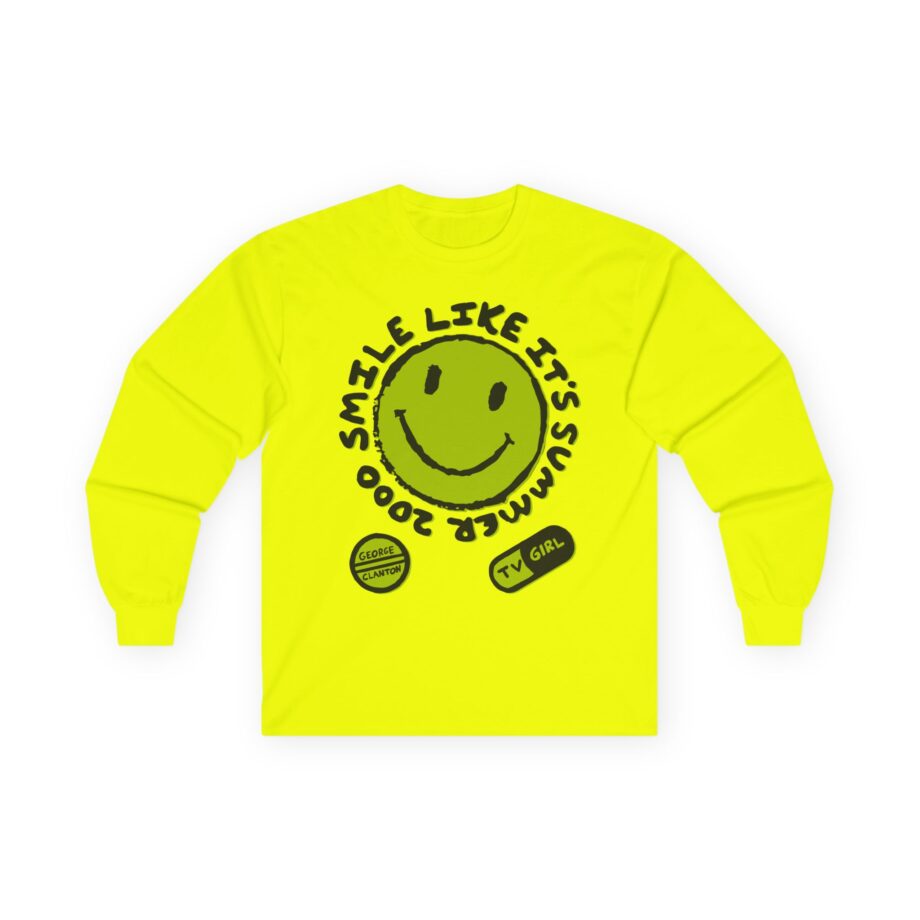 Tv Girl Smile Like It's Summer 2000 Unisex Ultra Cotton Long Sleeve Tee