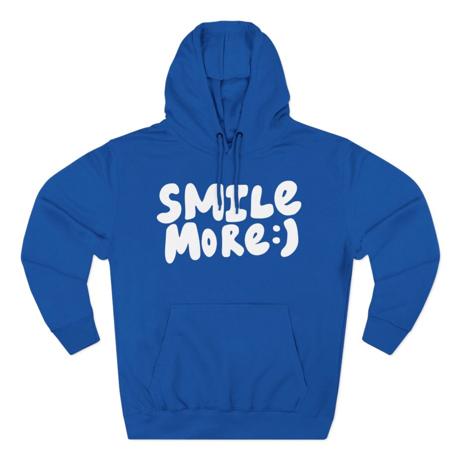 Roman Atwood Smile More  Three-Panel Fleece Hoodie