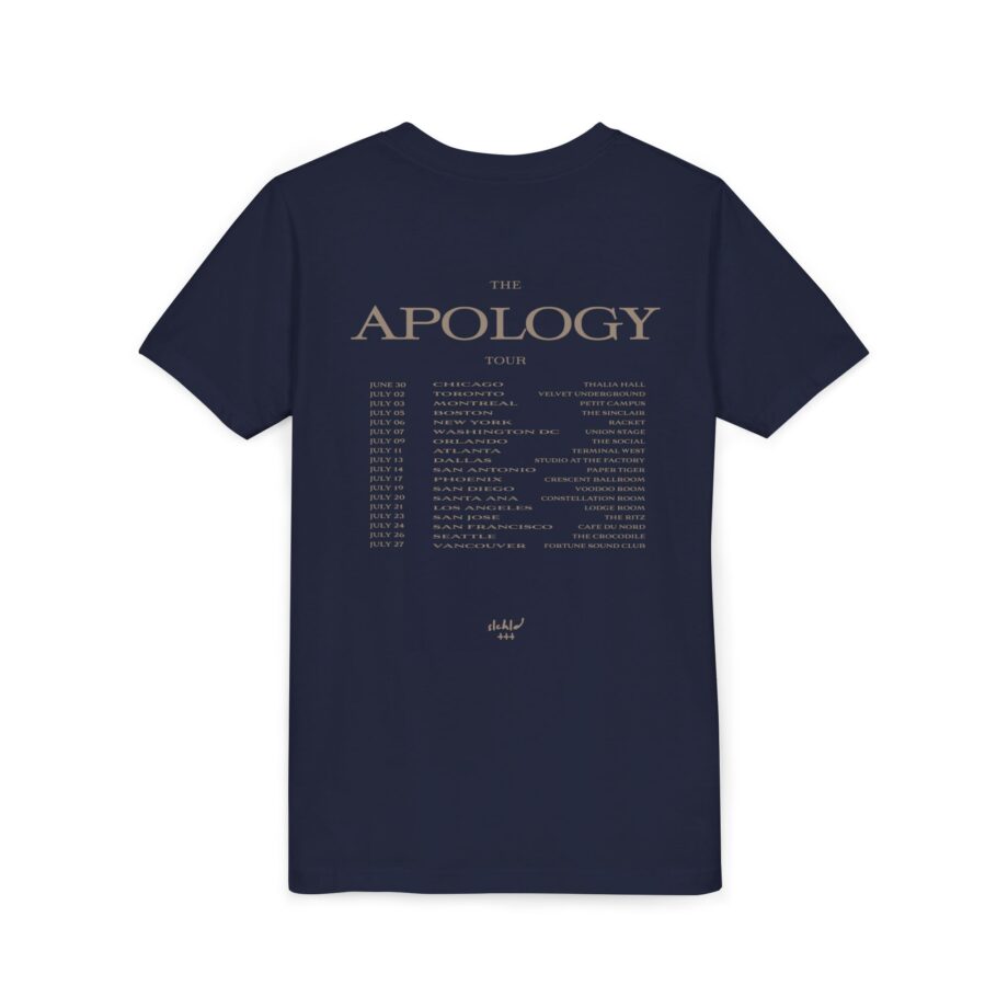 Wave to earth  Slchld 'apology' Na Tour Youth Short Sleeve Tee
