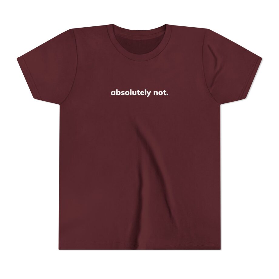 Elyse Myers Absolutely Not Youth Short Sleeve Tee