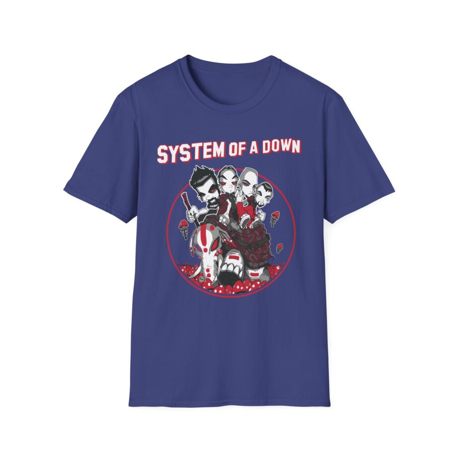 System of a Down Mushroom People Unisex Softstyle T-Shirt