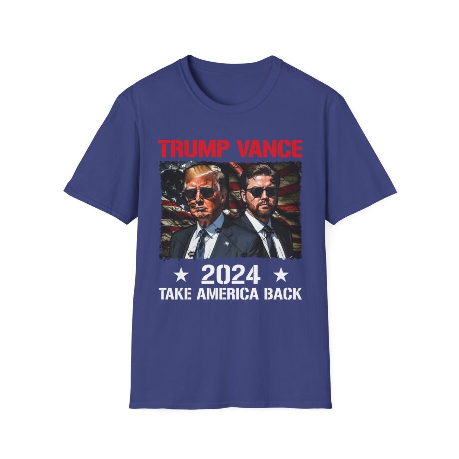 Donald Trump J.d. Vance Take America Back Unisex Softstyle T-shirt