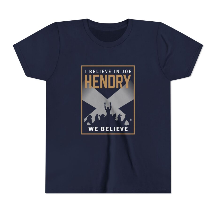 I Believe in Joe Hendry Youth Short Sleeve Tee