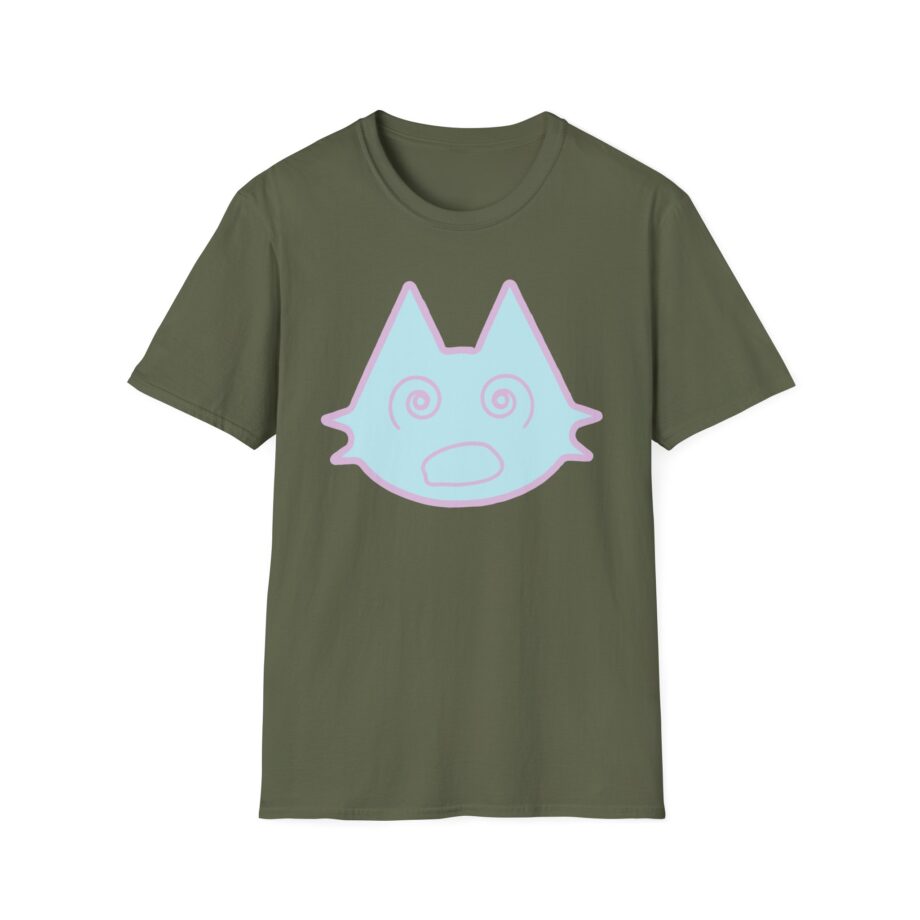 Sinjin Drowning Dizzy Cat Unisex Softstyle T-shirt
