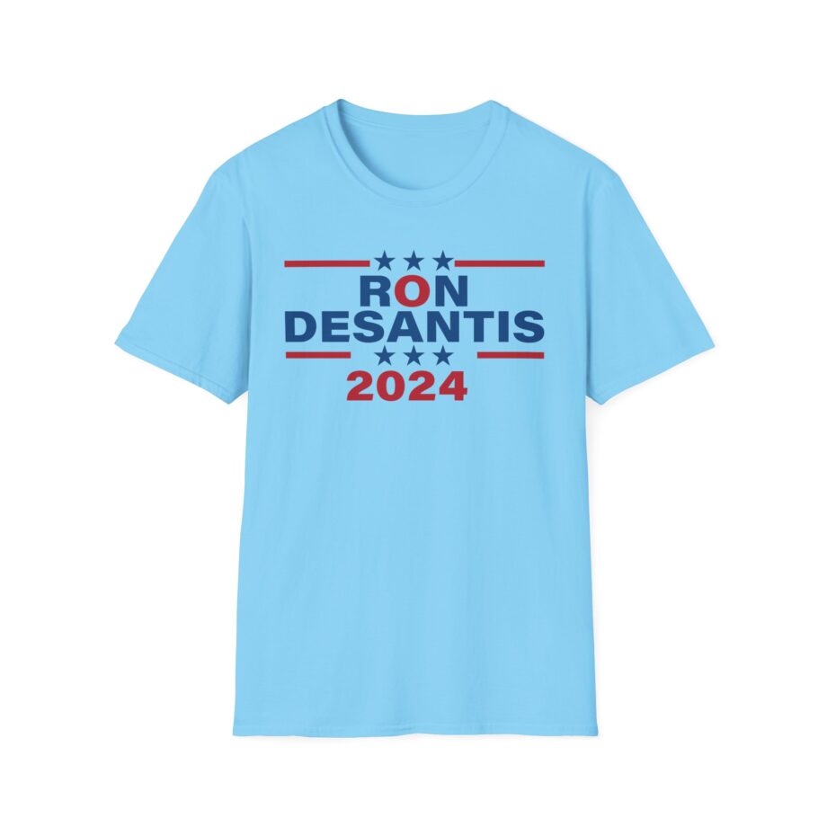 Ron Desantis Election 2024 Triple Stars Unisex Softstyle T-shirt