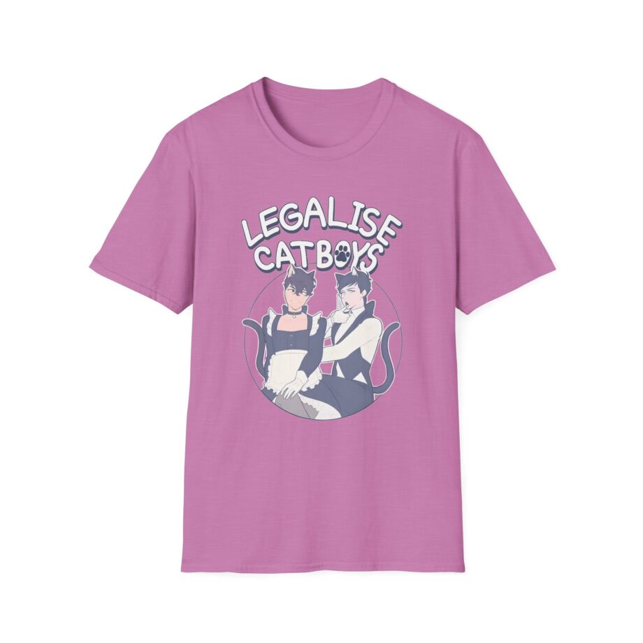 Dan and Phil Legalise Catboys Unisex Softstyle T-Shirt