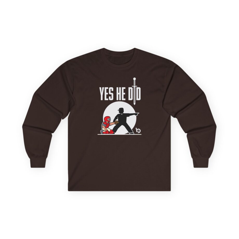Trevor Bauer Yes He Did Unisex Ultra Cotton Long Sleeve Tee