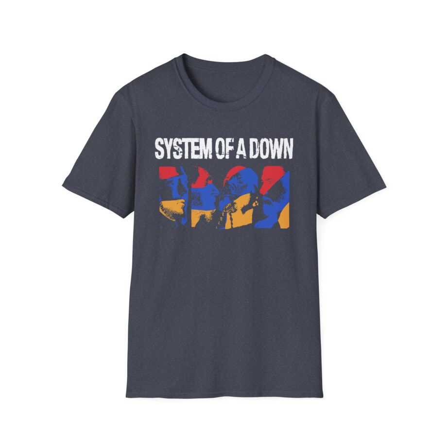 System of a Down Photo Collage Unisex Softstyle T-Shirt