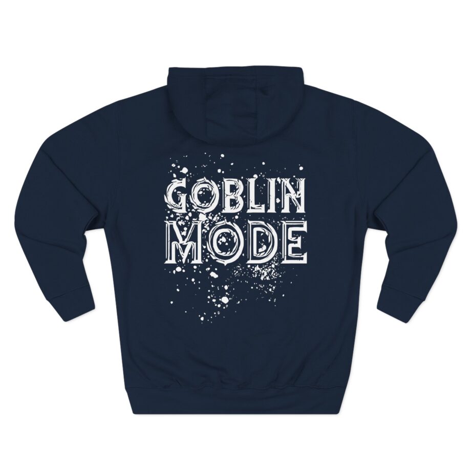 Nekrogoblikon Goblin Mode Raglan Three-Panel Fleece Hoodie