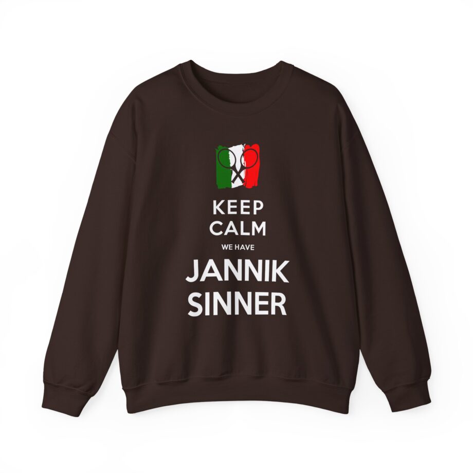 Jannik Sinner Keep Calm We Have Unisex Heavy Blend Crewneck Sweatshirt