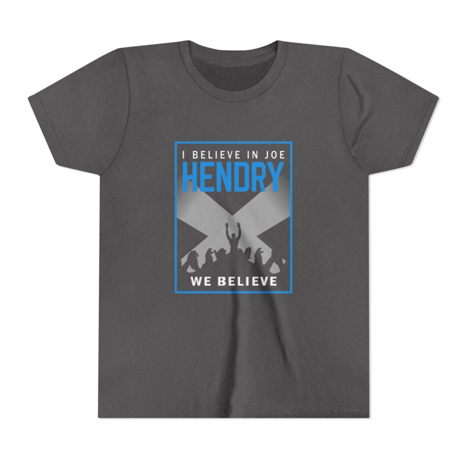 I Believe in Joe Hendry We Believe Youth Short Sleeve Tee