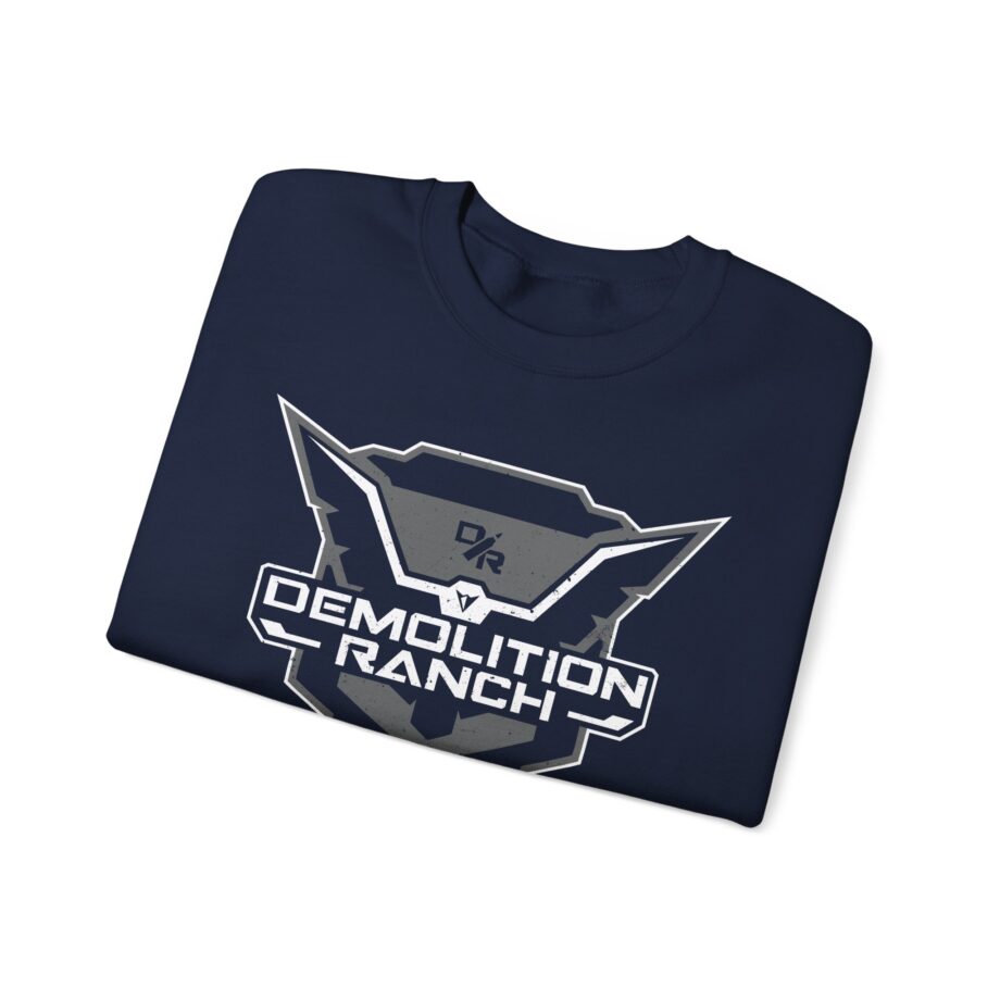 Monochrome Shield Unisex Heavy Blend Crewneck Sweatshirt