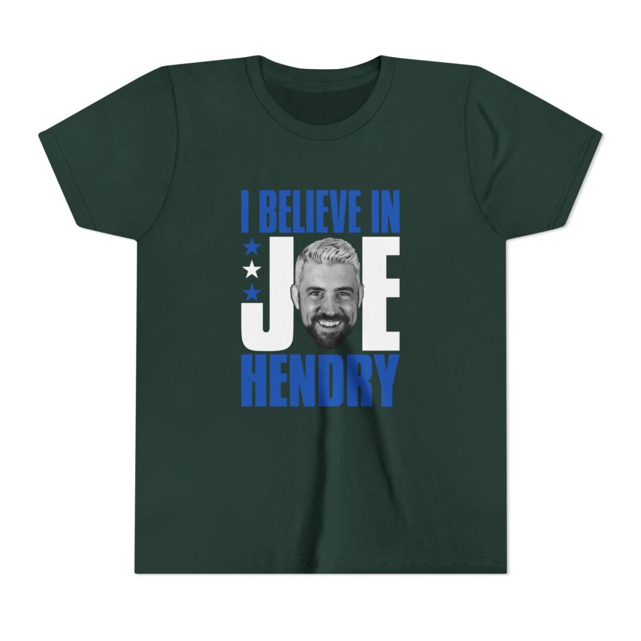 I Believe in Joe Hendry Youth Short Sleeve Tee