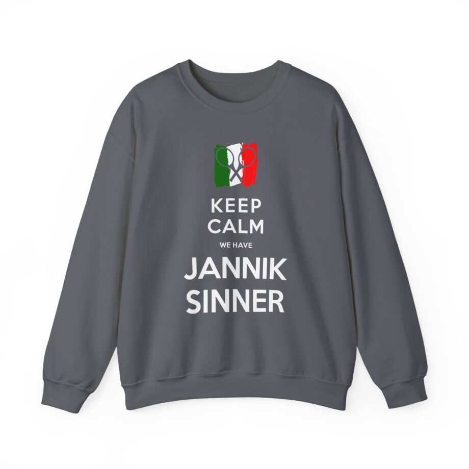 Jannik Sinner Keep Calm We Have Unisex Heavy Blend Crewneck Sweatshirt