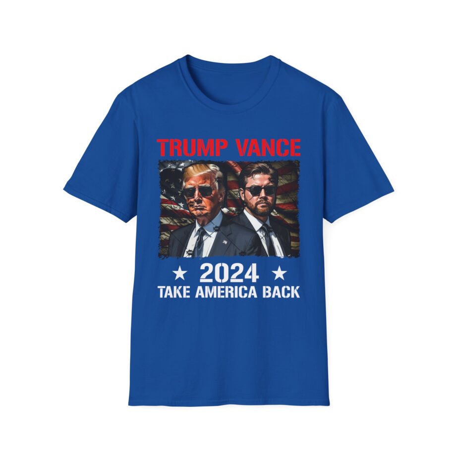 Donald Trump J.d. Vance Take America Back Unisex Softstyle T-shirt