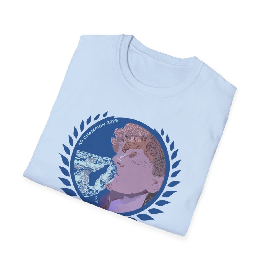 Jannik Sinner AO Champion 2025 Unisex Softstyle T-Shirt