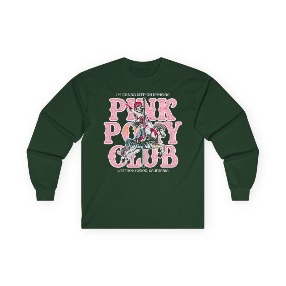 Chappell Roan Im Gonna Keep on Dancing Pink Pony Club Unisex Ultra Cotton Long Sleeve Tee