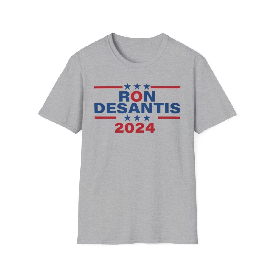 Ron Desantis Election 2024 Triple Stars Unisex Softstyle T-shirt