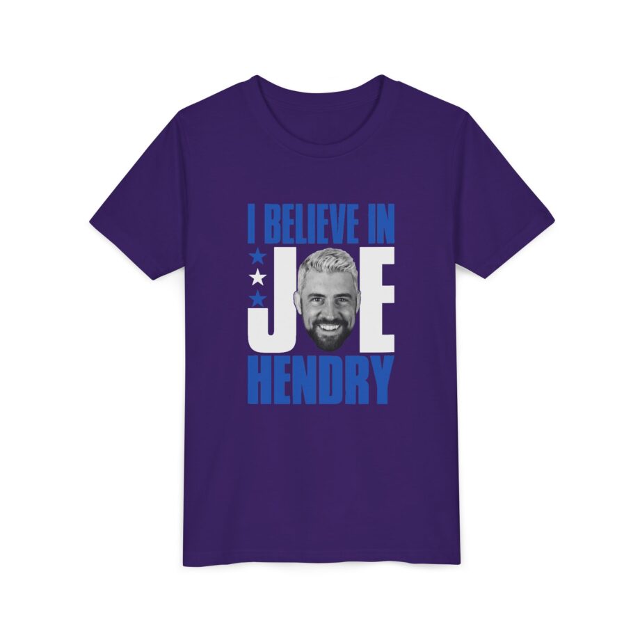 I Believe in Joe Hendry Youth Short Sleeve Tee