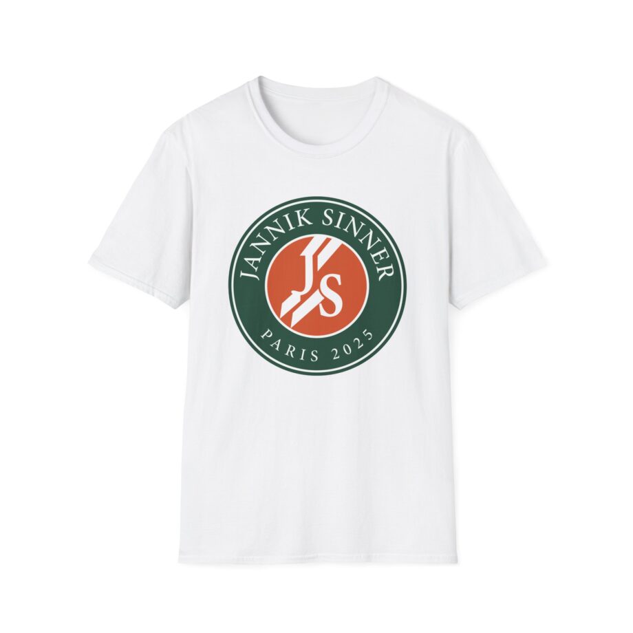 Jannik Sinner Paris 2025  Unisex Softstyle T-Shirt