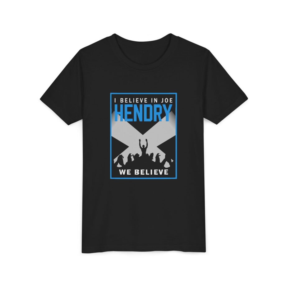 I Believe in Joe Hendry We Believe Youth Short Sleeve Tee