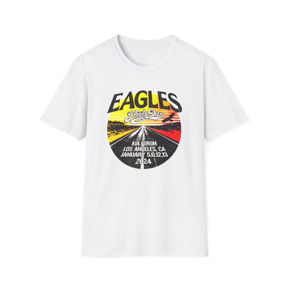 The Eagles The Long Goodbye 2024 Tour Los Angeles Unisex Softstyle T-Shirt