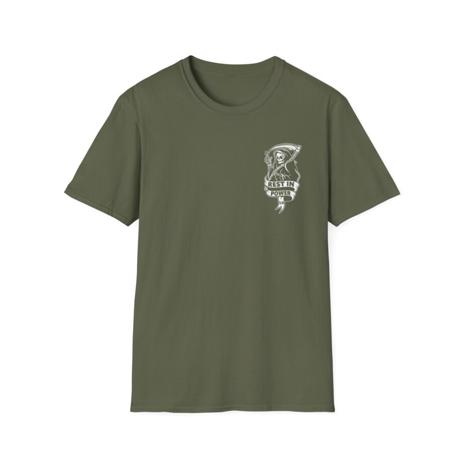 Lionheart Rest in Power Unisex Softstyle T-shirt