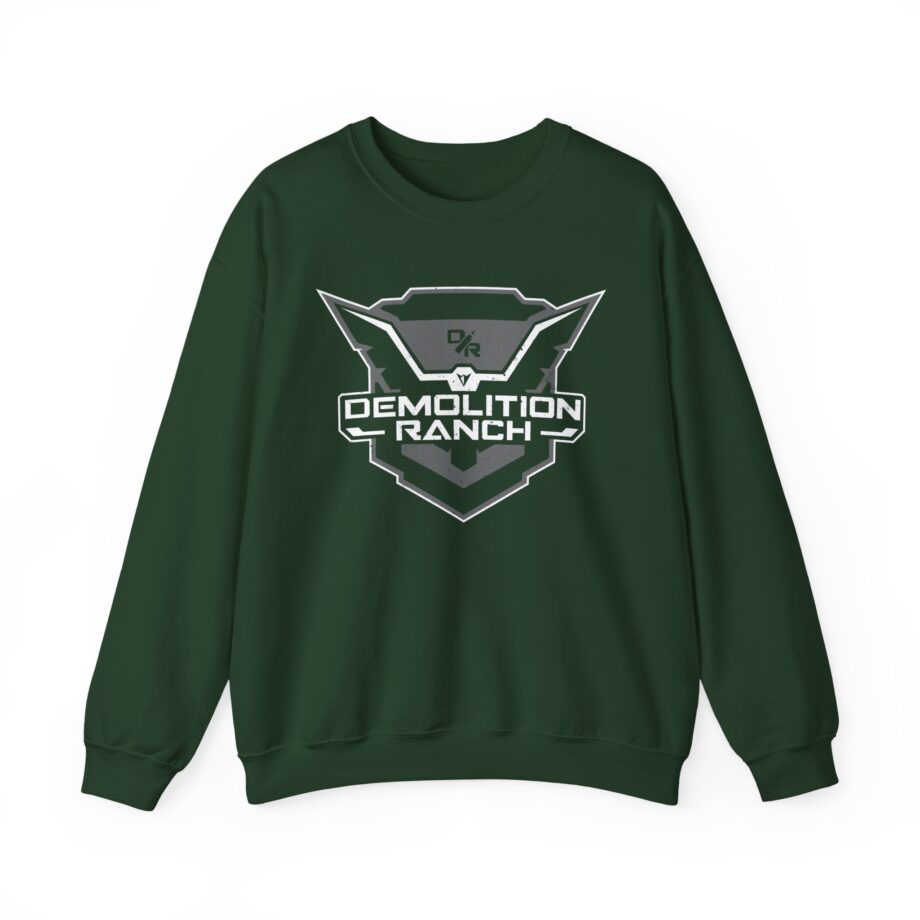 Monochrome Shield Unisex Heavy Blend Crewneck Sweatshirt
