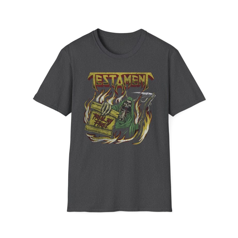 Testament Trial by Fire Unisex Softstyle T-Shirt