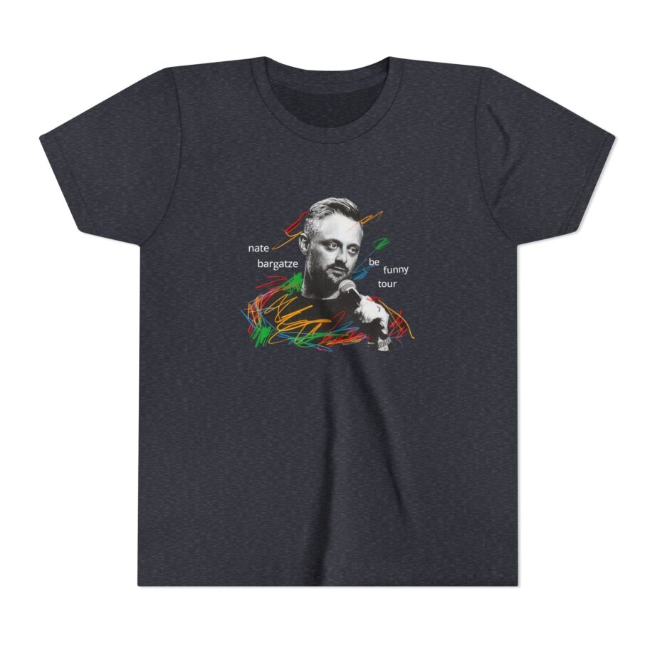 Nate Bargatze 2024 Be Funny Tour Youth Short Sleeve Tee