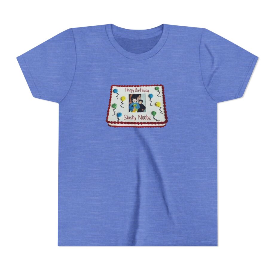 Birthday Cake Slushy Noobz Youth Short Sleeve Tee