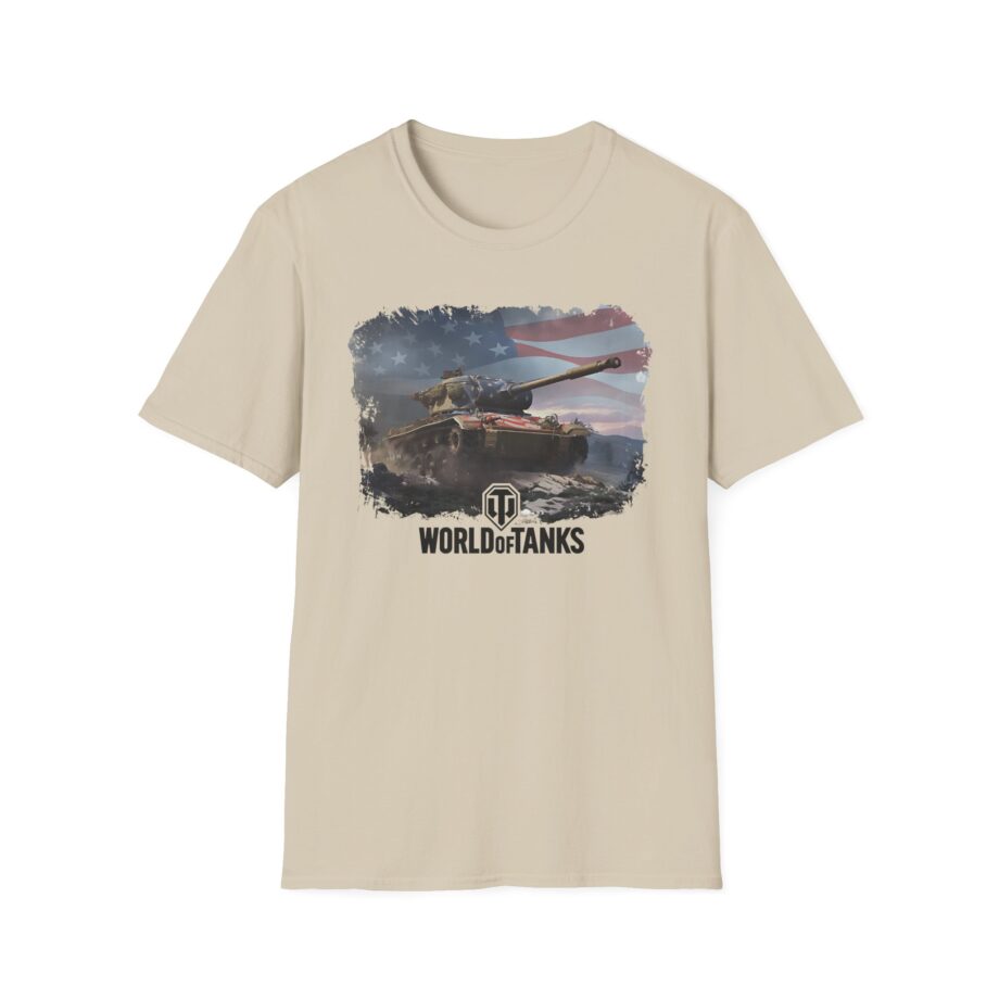 World of Tank Wot July 4th T78 Unisex Softstyle T-Shirt