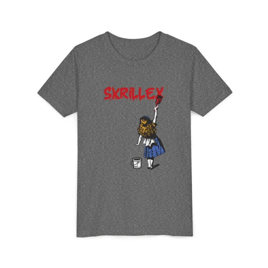 skrillex red girl Graphic Short Sleeve Tee